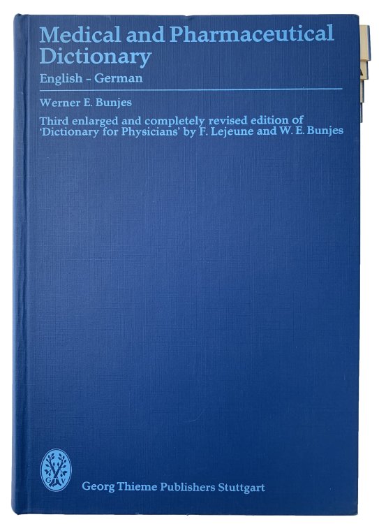 Image for Medical and Pharmaceutical Dictionary. English-German. Medical and Pharmaceutical Dictionary. English-German.