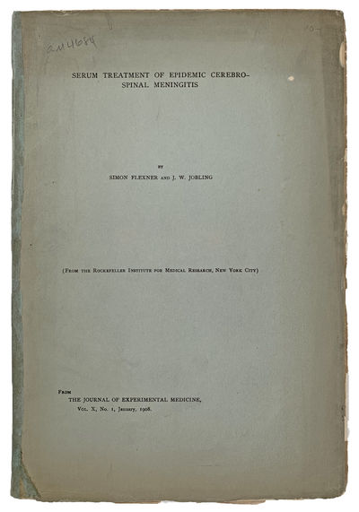 Image for "Serum Treatment of Epidemic Cerebro-spinal Meningitis." "Serum Treatment of Epidemic Cerebro-spinal Meningitis."