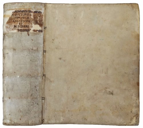 Caius Suetonius Tranquillus cum Isaaci Casavboni Animaduersionibus, et dissertationibus politicis: Ioh. Henr. Boecleri, itemque vberrimo indice. [Suetonius' Caesars, with commentary].