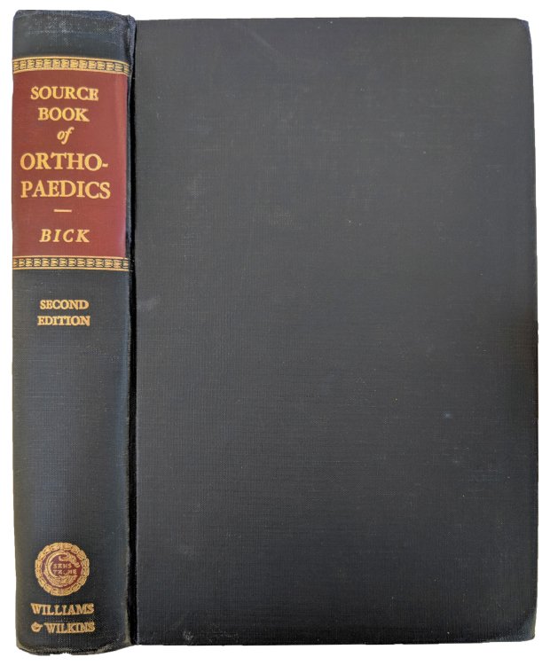 Image for Source Book of Orthopaedics; second edition. Source Book of Orthopaedics; second edition.