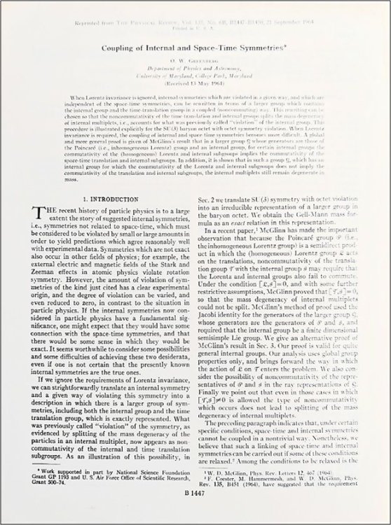 [3 offprints, including:] Symmetrization Postulate and Its Experimental Foundation.