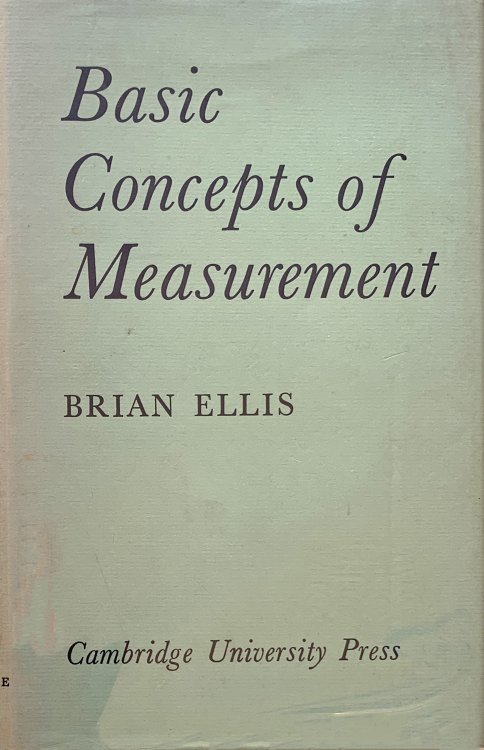 Image for Basic Concepts of Measurement. Basic Concepts of Measurement.