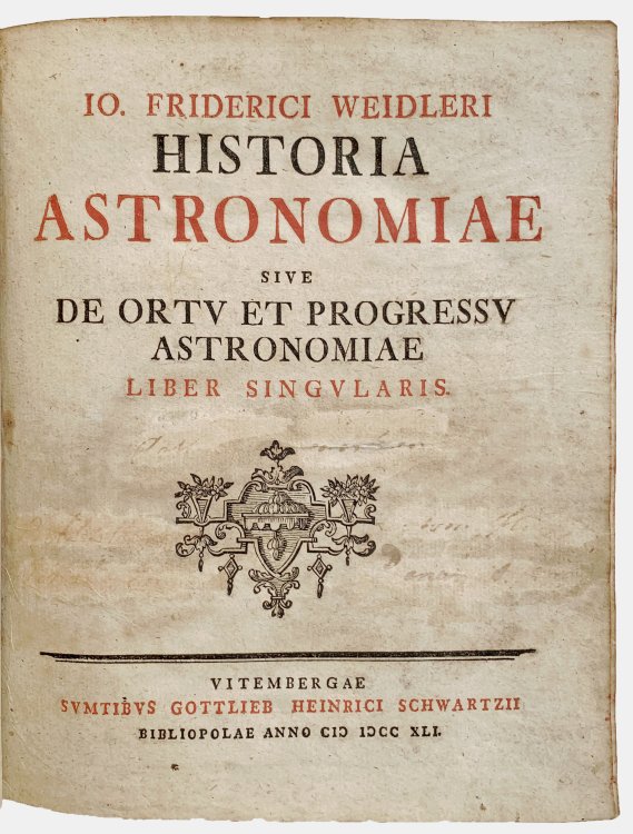 Image for Historia astronomiae; sive, De ortu et progressu astronomiae, liber singularis. Historia astronomiae; sive, De ortu et progressu astronomiae, liber singularis.