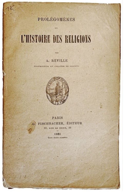 Image for Prolegomenes de l'Histoire des Religions. Prolegomenes de l'Histoire des Religions.