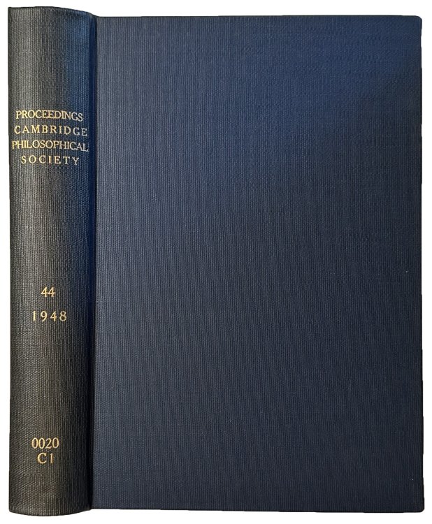 On the dynamical theory of the rotation of the earth. I. The secular retardation of the core. In: Proceedings of the Cambridge Philosophical Society, Vol. 44, 1948.