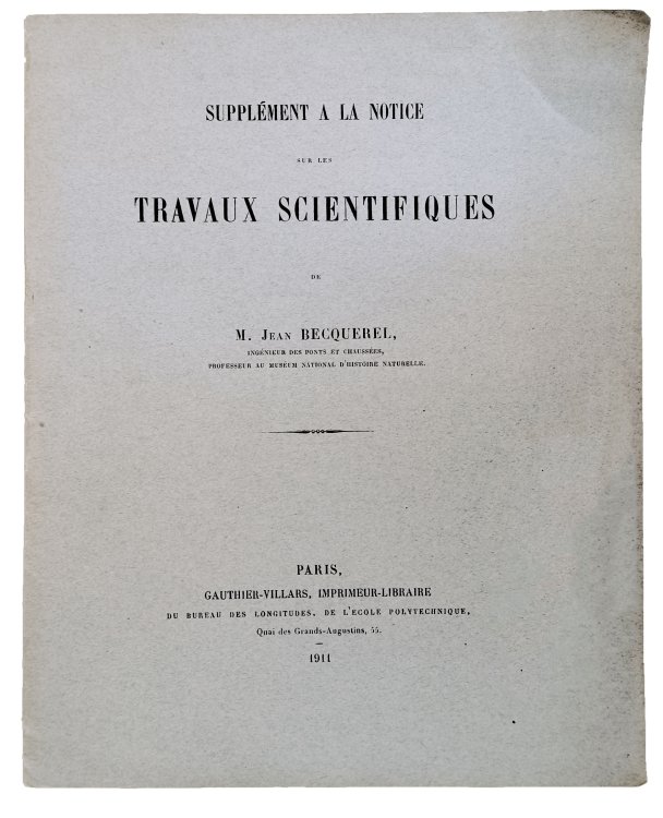Image for Supplement a le Notice sur les Travaux Scientifiques. Supplement a le Notice sur les Travaux Scientifiques.