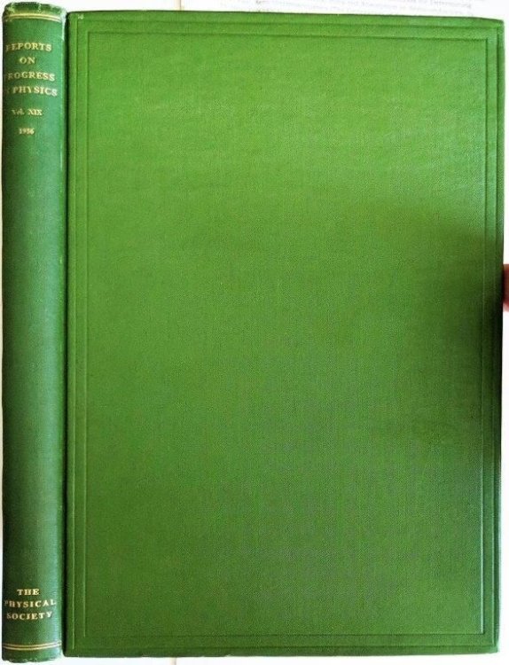 Image for The Physical Society. Reports on Progress in Physics. Volume XIX (1956). The Physical Society. Reports on Progress in Physics. Volume XIX (1956).