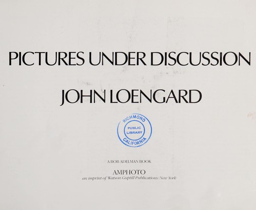 Image for Pictures Under Discussion Pictures Under Discussion