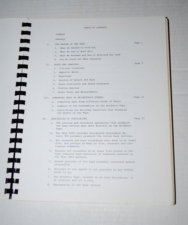 Image for The EOB Tape of June 20, 1972: / Report on a Technical Investigation The EOB Tape of June 20, 1972: / Report on a Technical Investigation