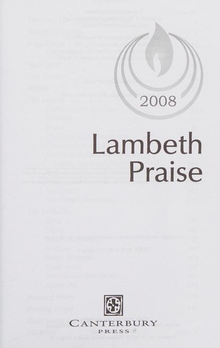 Image for Lambeth Praise Lambeth Praise