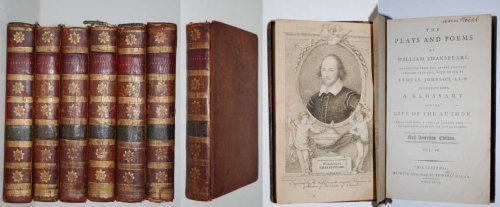 Image for The Plays and Poems of William Shakspeare ( Shakespeare ). First American Printing 1795 The Plays and Poems of William Shakspeare ( Shakespeare ). First American Printing 1795