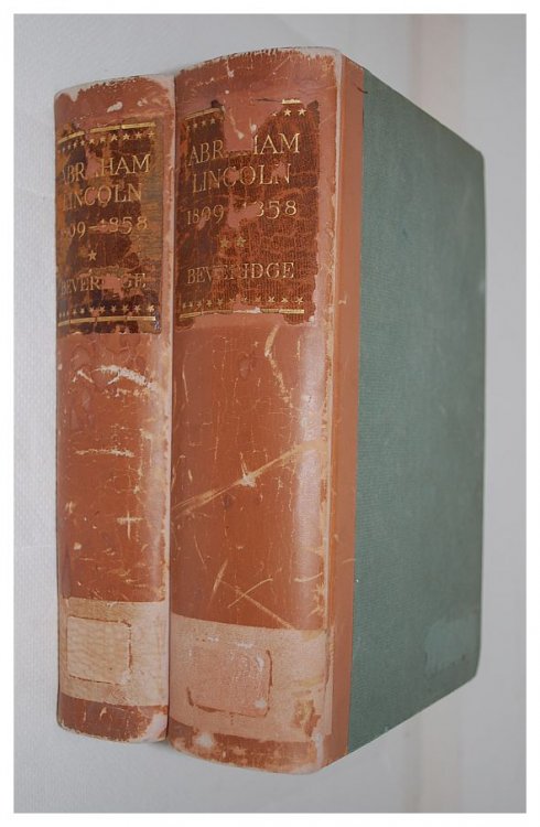 Image for Abraham Lincoln, 1809-1858, by Albert J. Beveridge Volumes I & II Abraham Lincoln, 1809-1858, by Albert J. Beveridge Volumes I & II