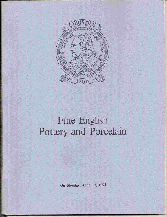 Monday, June 17, 1974; FINE ENGLISH POTTERY AND PORCELAIN