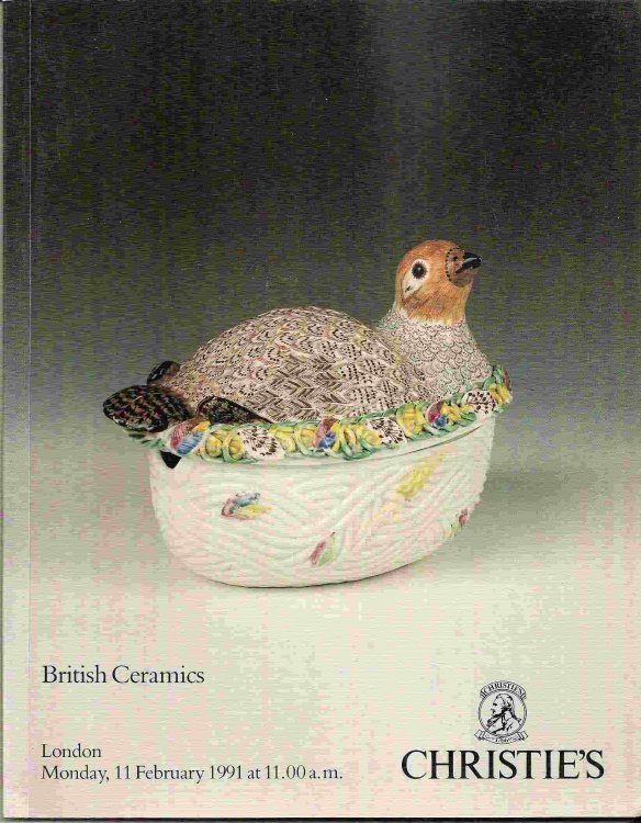 Monday, 11 February 1991; BRITISH CERAMICS OF THE 17th, 18th & 19th CENTURIES