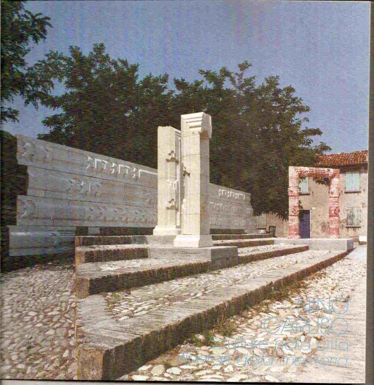 Sculture Nella Citta Itinerari Della Memoria; NINO CARUSO:
