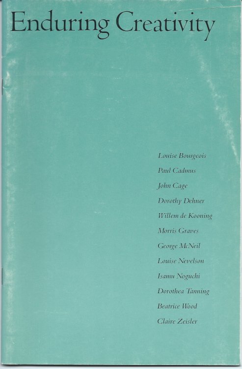 April 15 - June 15, 1988; ENDURING CREATIVITY
