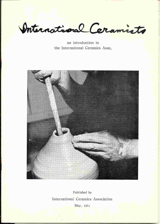 An Introduction to the International Ceramics Association, May, 1964; INTERNATIONAL CERAMISTS