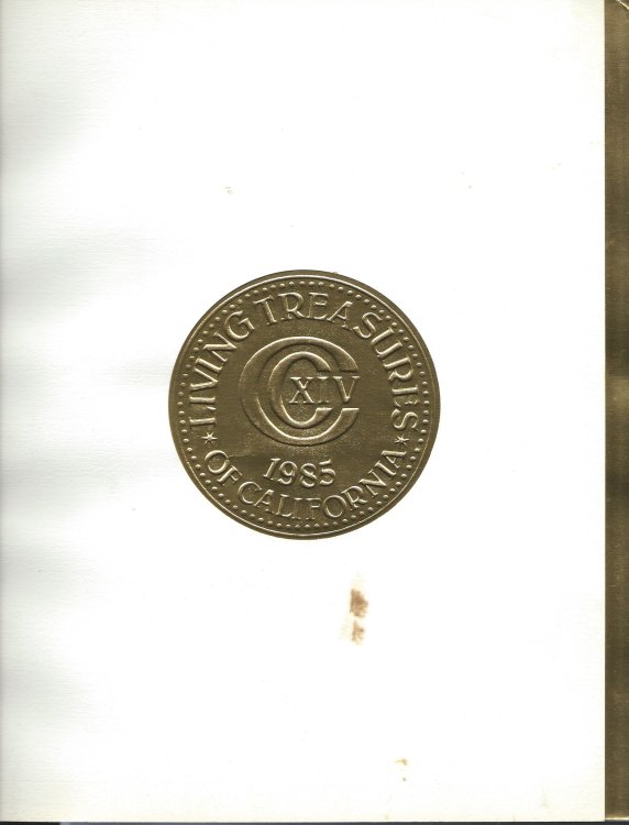 Image for LIVING TREASURES OF CALIFORNIA XIV 1985 LIVING TREASURES OF CALIFORNIA XIV 1985