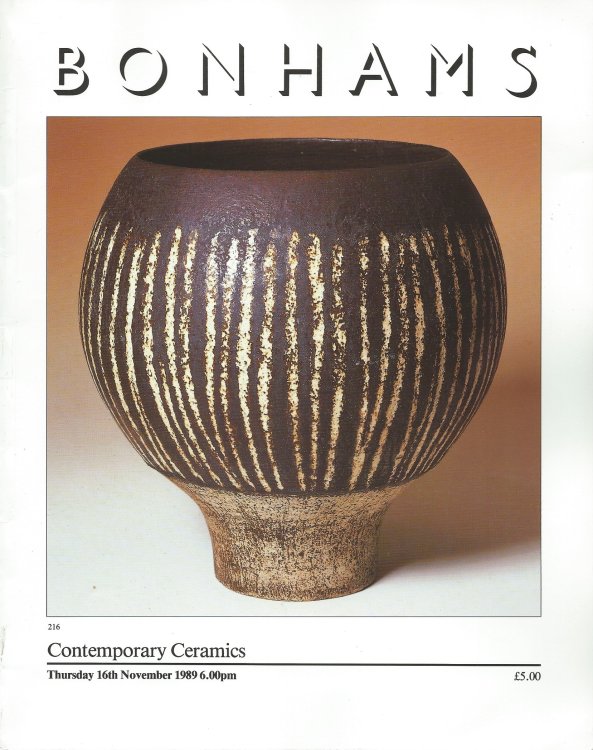 Thursday 16th November 1989; CONTEMPORARY CERAMICS