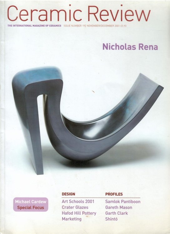 Image for The International Magazine of Ceramics - Issue # 192, November/december 2001; CERAMIC REVIEW The International Magazine of Ceramics - Issue # 192, November/december 2001; CERAMIC REVIEW