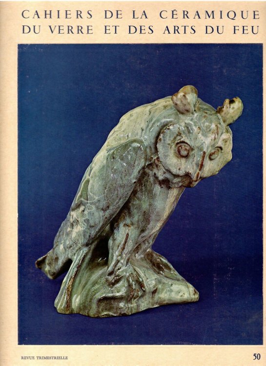 No. 50; CAHIERS DE LA CERAMIQUE DU VERRE ET DES ARTS DU FEU