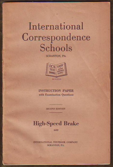 HIGH-SPEED BRAKE, Instruction Paper with Examination Questions