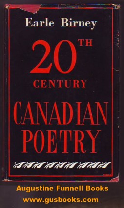 Image for 20th CENTURY CANADIAN POETRY, An Anthology with introduction and notes 20th CENTURY CANADIAN POETRY, An Anthology with introduction and notes