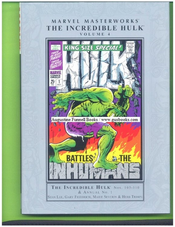 Image for Marvel Masterworks, THE INCREDIBLE HULK, Volume 4 Marvel Masterworks, THE INCREDIBLE HULK, Volume 4