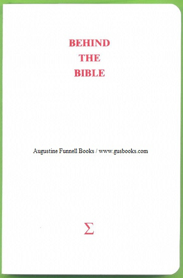 Image for Behind the Bible (signed) Behind the Bible (signed)