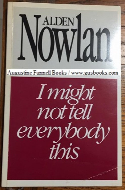 Image for I might not tell everybody this I might not tell everybody this