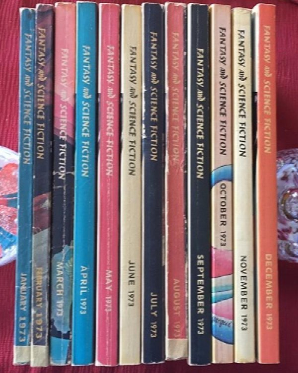Image for The Magazine of Fantasy and Science Fiction, January through December 1973, (12 issues) (signed) The Magazine of Fantasy and Science Fiction, January through December 1973, (12 issues) (signed)