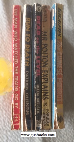 Image for An AFB 5-book mystery multi-pack: The Chinese Parrot, Mr. Polton Explains, Dead on the Level, Run to Death, The Man Who Watched the Trains Go By An AFB 5-book mystery multi-pack: The Chinese Parrot, Mr. Polton Explains, Dead on the Level, Run to Death, The Man Who Watched the Trains Go By
