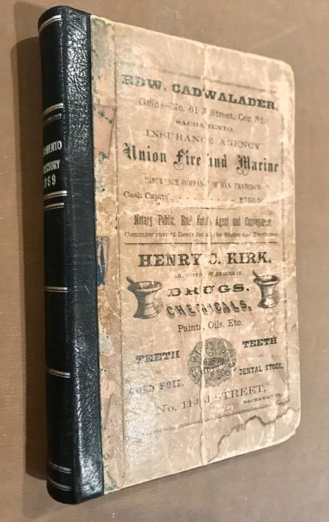Image for Sacramento City and County Directory, 1869 Sacramento City and County Directory, 1869