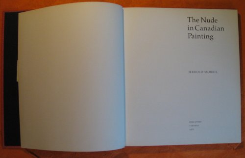 Image for The nude in Canadian painting The nude in Canadian painting
