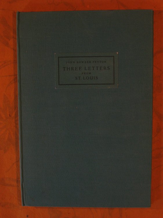 Three Letters from St. Louis