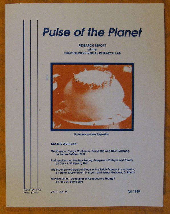 Image for Pulse of the Planet: Research Report of the Orgone Biophysical Research Lab Vol. 1 No. 2 Pulse of the Planet: Research Report of the Orgone Biophysical Research Lab Vol. 1 No. 2
