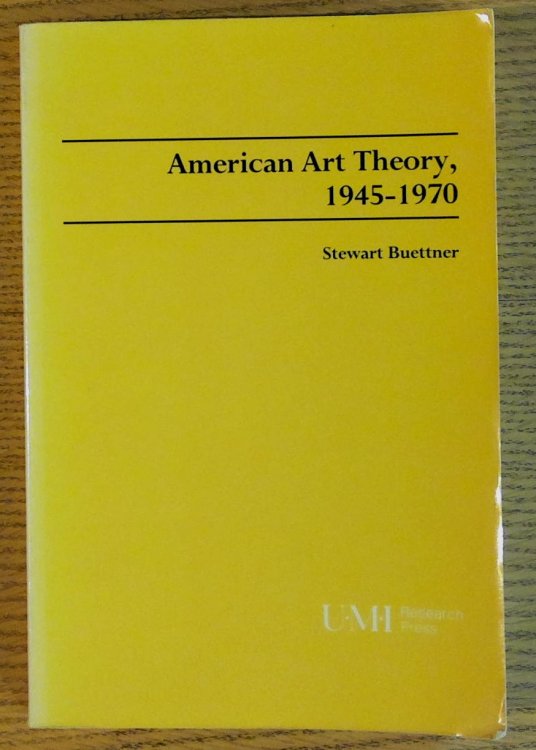 Image for American Art Theory, 1954-1970 American Art Theory, 1954-1970