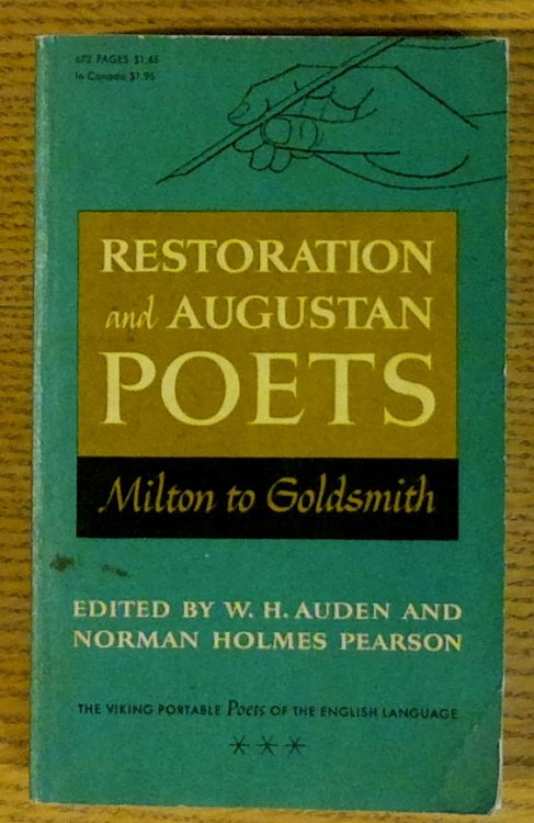 Image for Restoration and Augustan Poets: Milton to Goldsmith Restoration and Augustan Poets: Milton to Goldsmith