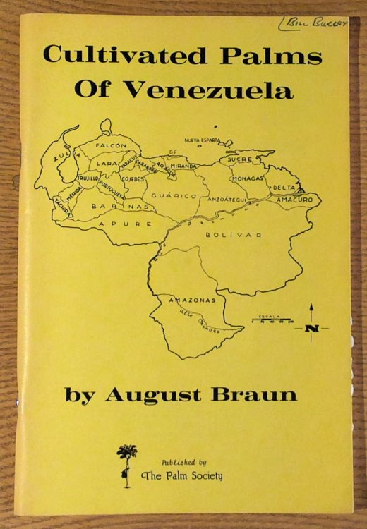 Image for Cultivated Palms of Venezuela Cultivated Palms of Venezuela