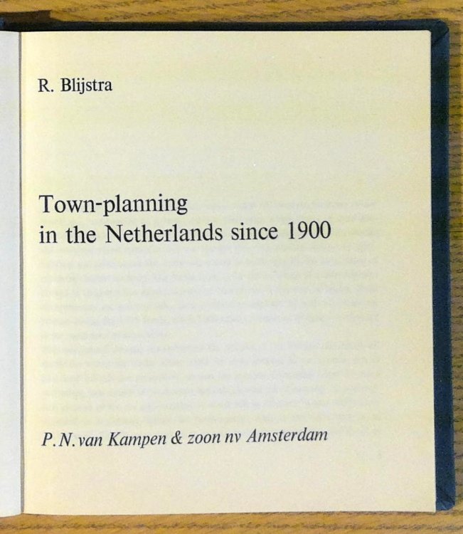 Image for Town-planning in the Netherlands Since 1900 Town-planning in the Netherlands Since 1900