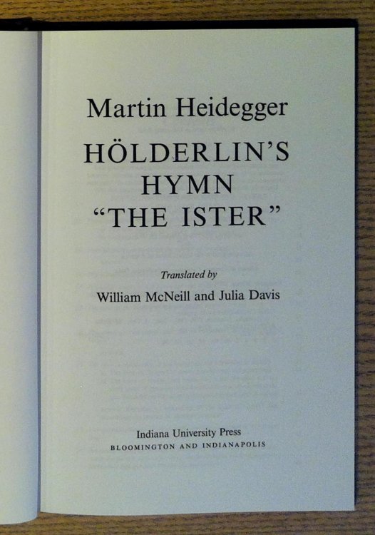 Image for Holderlin's Hymn Holderlin's Hymn