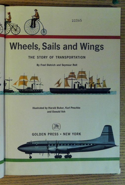 Image for Wheels, Sails and Wings: The Story of Transportation (A Giant Golden Book) Wheels, Sails and Wings: The Story of Transportation (A Giant Golden Book)