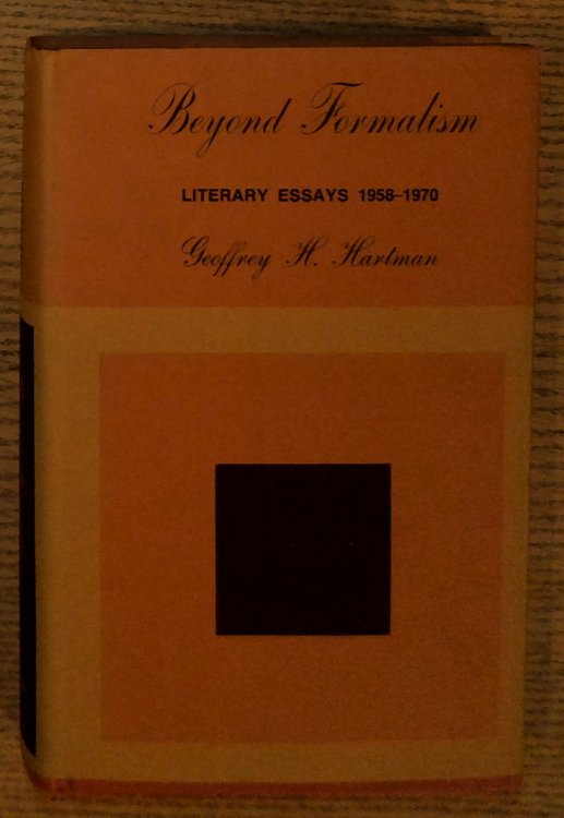 Image for Beyond Formalism: Literary Essays, 1958-1970 Beyond Formalism: Literary Essays, 1958-1970