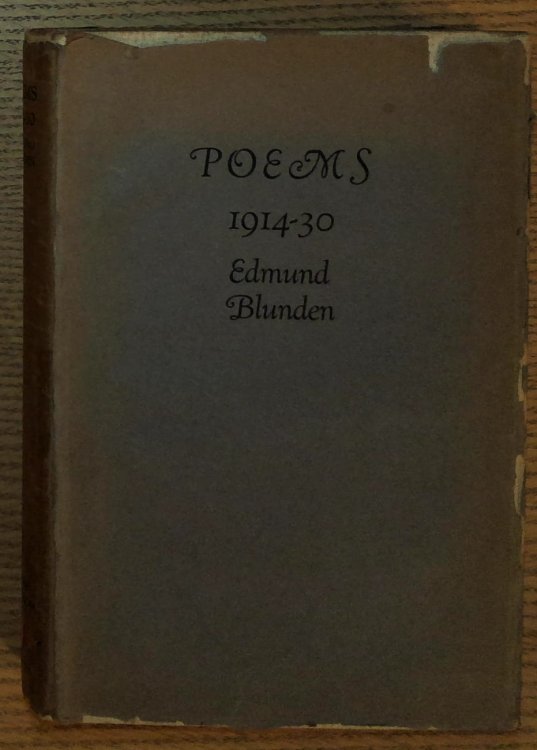 Image for The Poems of Edmund Blunden 1914-30 The Poems of Edmund Blunden 1914-30