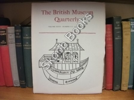 The British Museum Quarterly, Vol. XXVII, No. 1-2, Autumn 1963