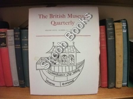 The British Museum Quarterly, Vol. XXVII, No. 3-4, Winter 1963-4
