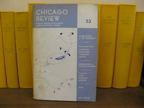 Chicago Review: Index: 1964: Volume 16: Number 4