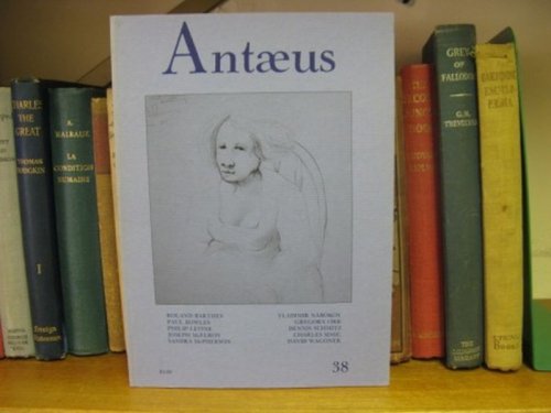 Antaeus: No. 38, Summer, 1980