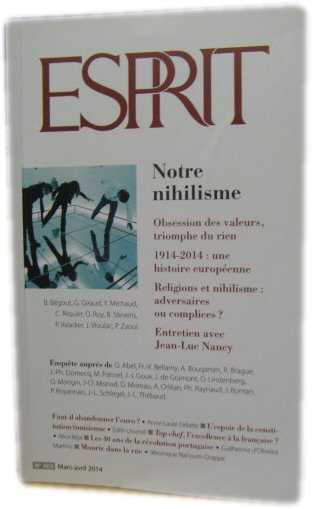 Esprit: No. 403: Mars-Avril 2014