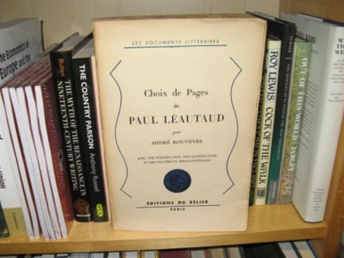 Choix De Pages De Paul Leautaud
